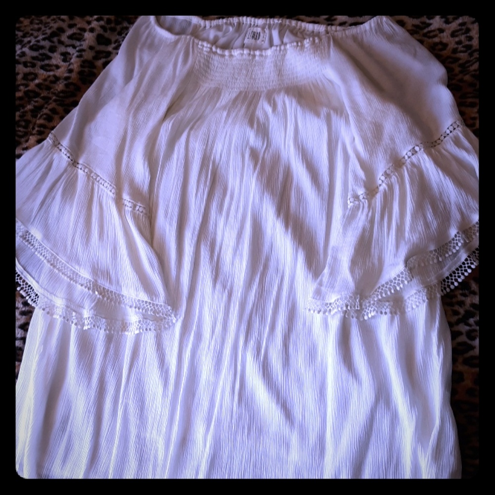 White Peasent Dress